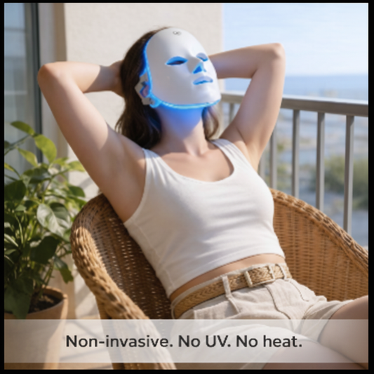 Radiance7 LED Face Mask | 7-Color Light Therapy for Skin by Trendora