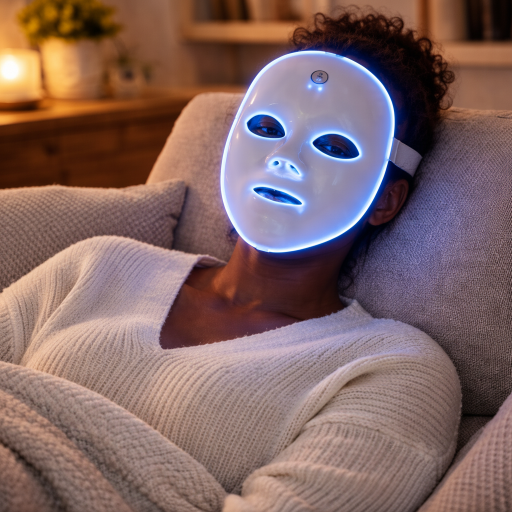Blue LED Mask 100x100