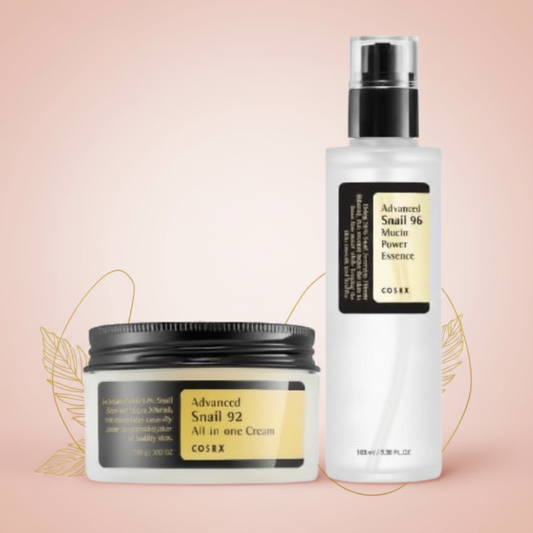 COSRX Snail Mucin Duo (Essence + Cream) – Glass Skin Set by Trendora