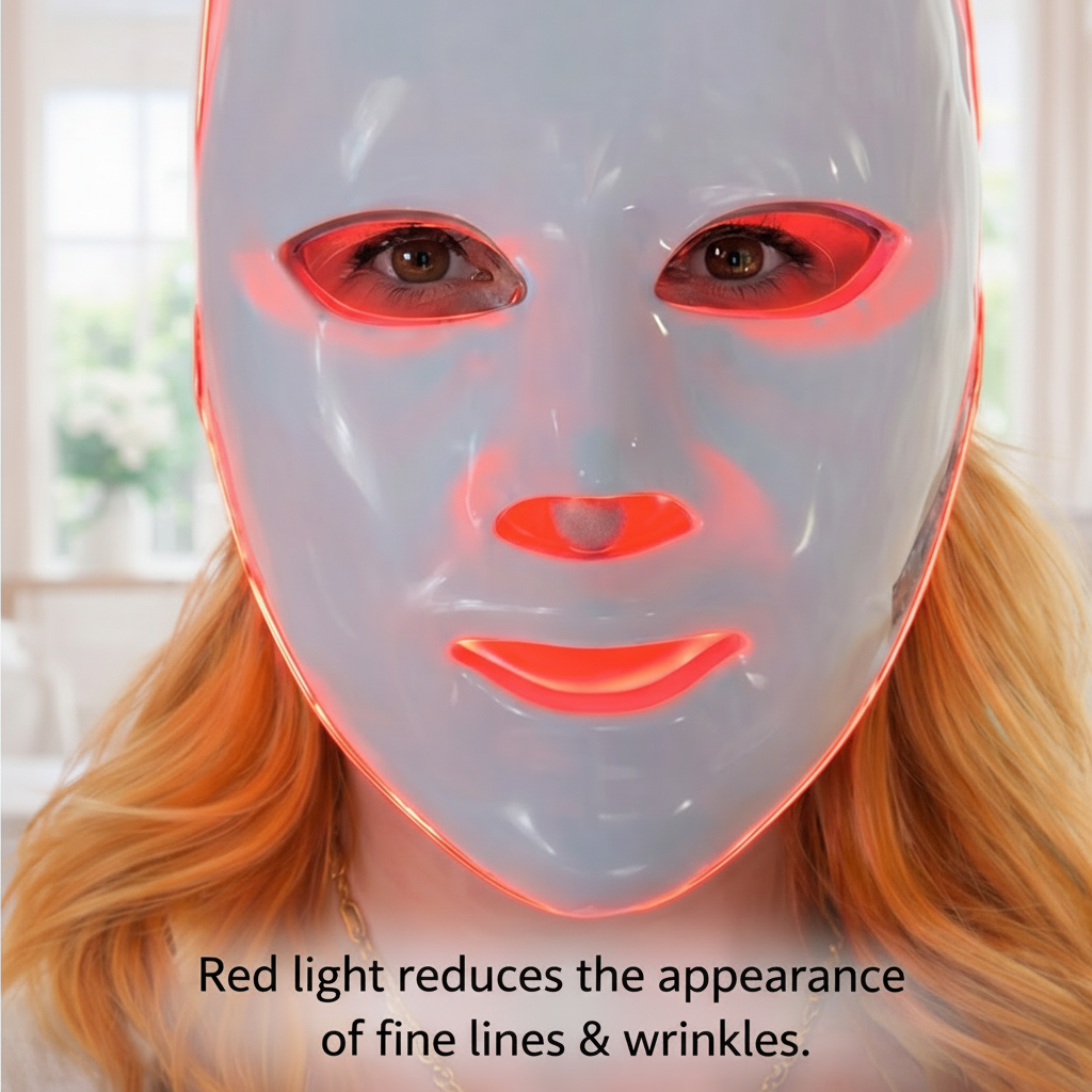 7-Colour LED Face Mask for Clearer, Smoother Skin at Home