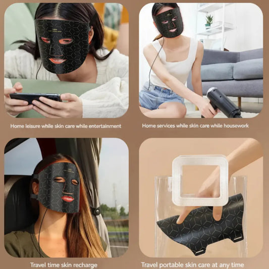 Lumi Skin LED Beauty Mask | 3-Color Light Therapy by Trendora